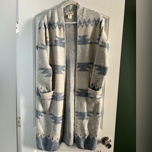 Jessica Simpson Long Cardigan-Aztec Print